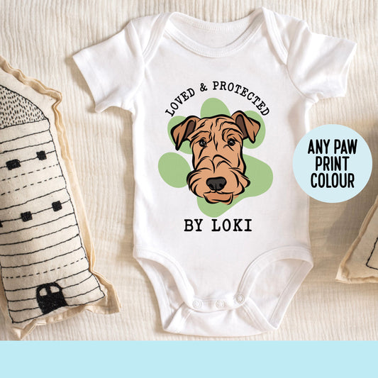 Airedale Terrier Baby Sleepsuit