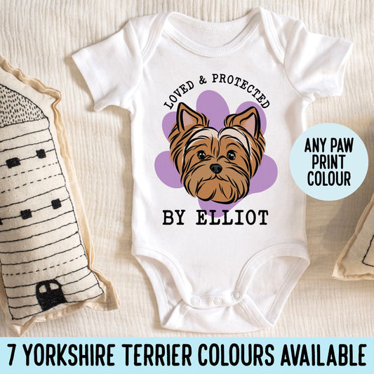 Yorkshire Terrier Baby Sleepsuit