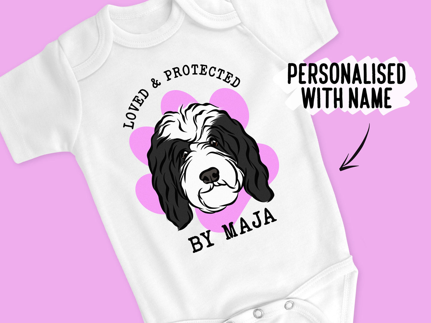 Bernedoodle Baby Grow