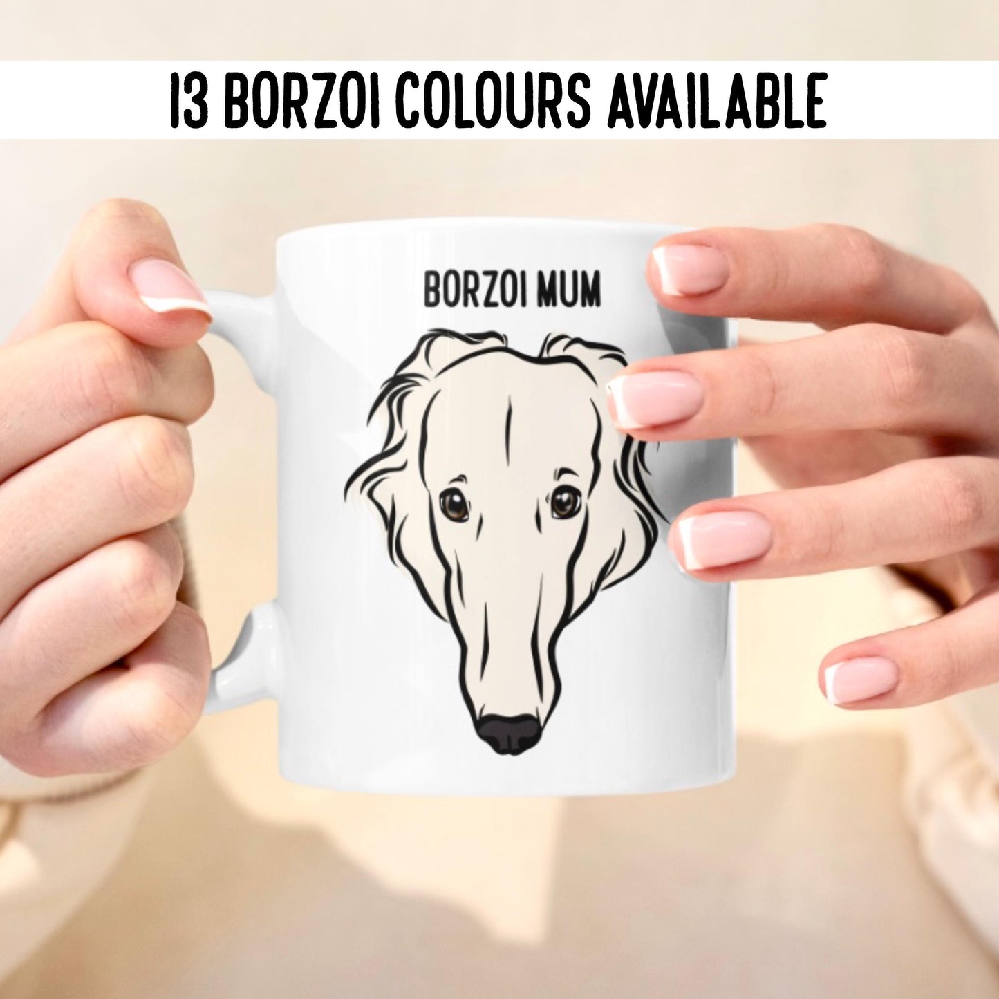 Russian Borzoi Dog Mug