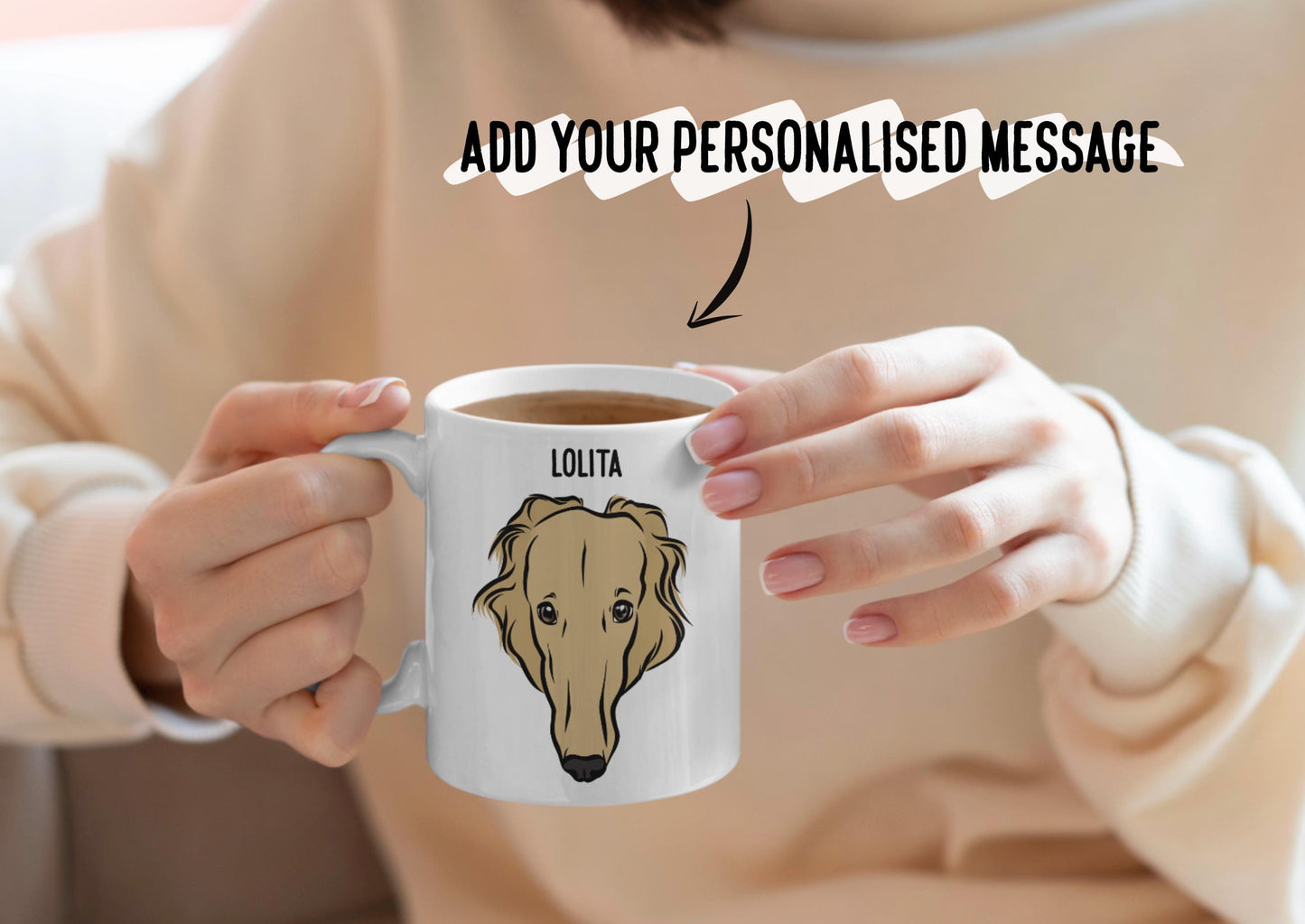 Russian Borzoi Dog Mug