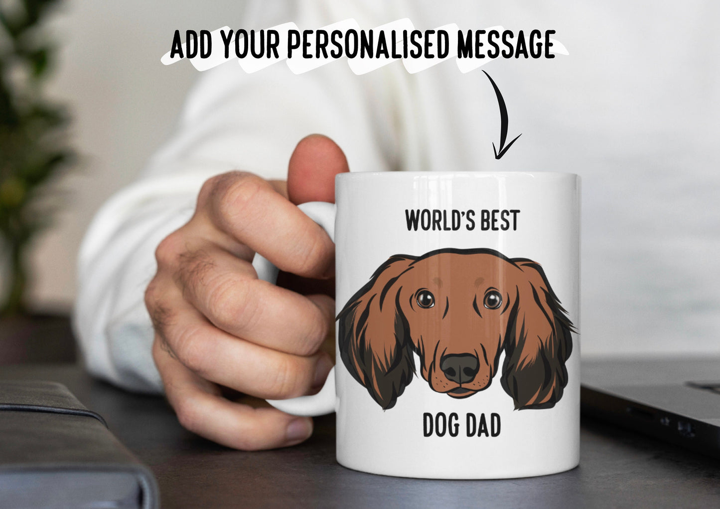 Long Haired Dachshund Mug