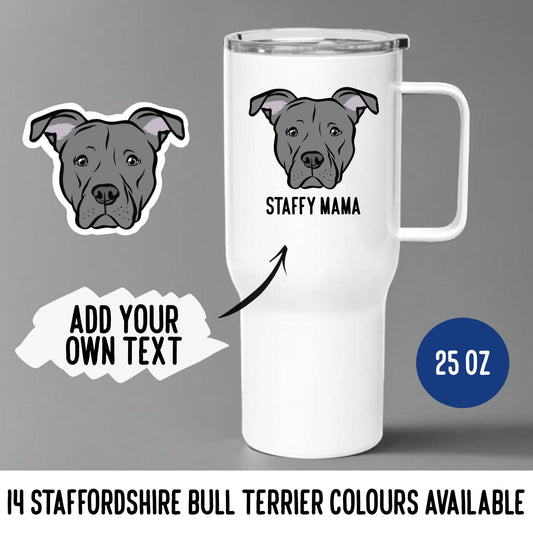 Staffordshire Bull Terrier Travel Mug