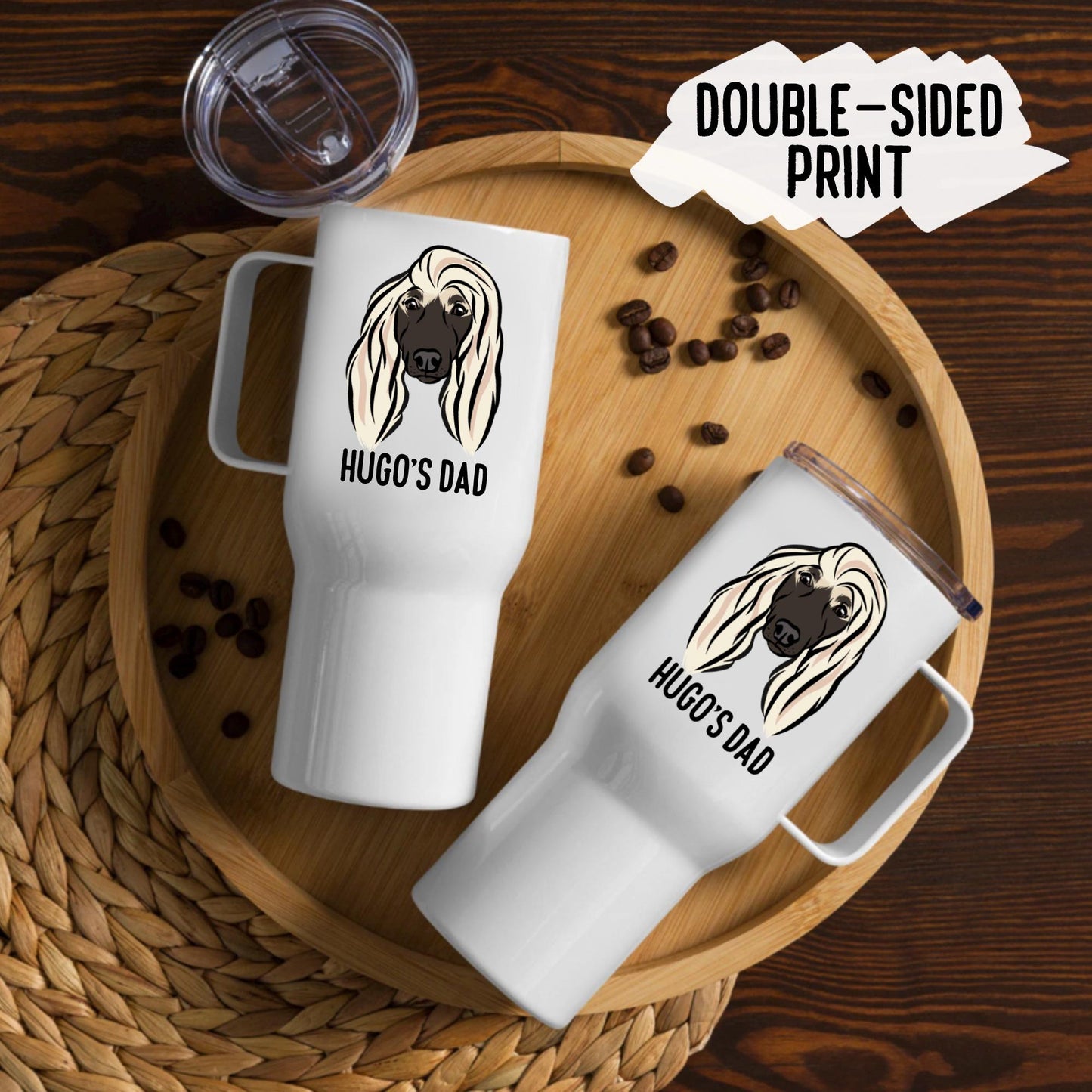 Afghan Hound Travel Mug