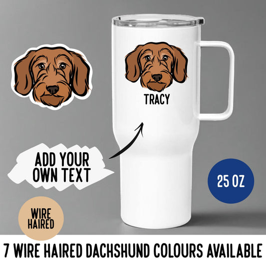 Wire Haired Dachshund Travel Mug