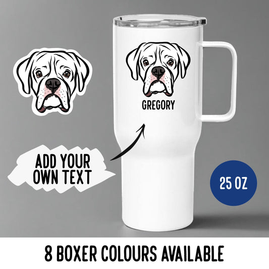 Boxer Dog Travel Mug