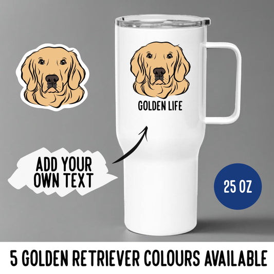 Golden Retriever Travel Mug