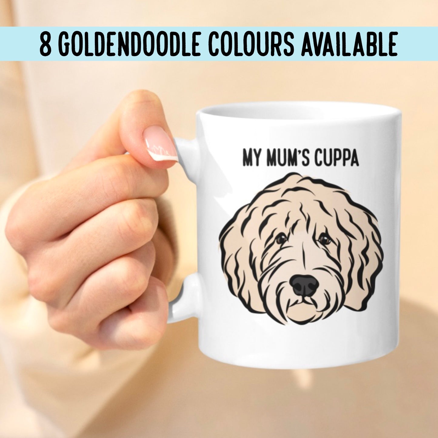 Goldendoodle Print Mug