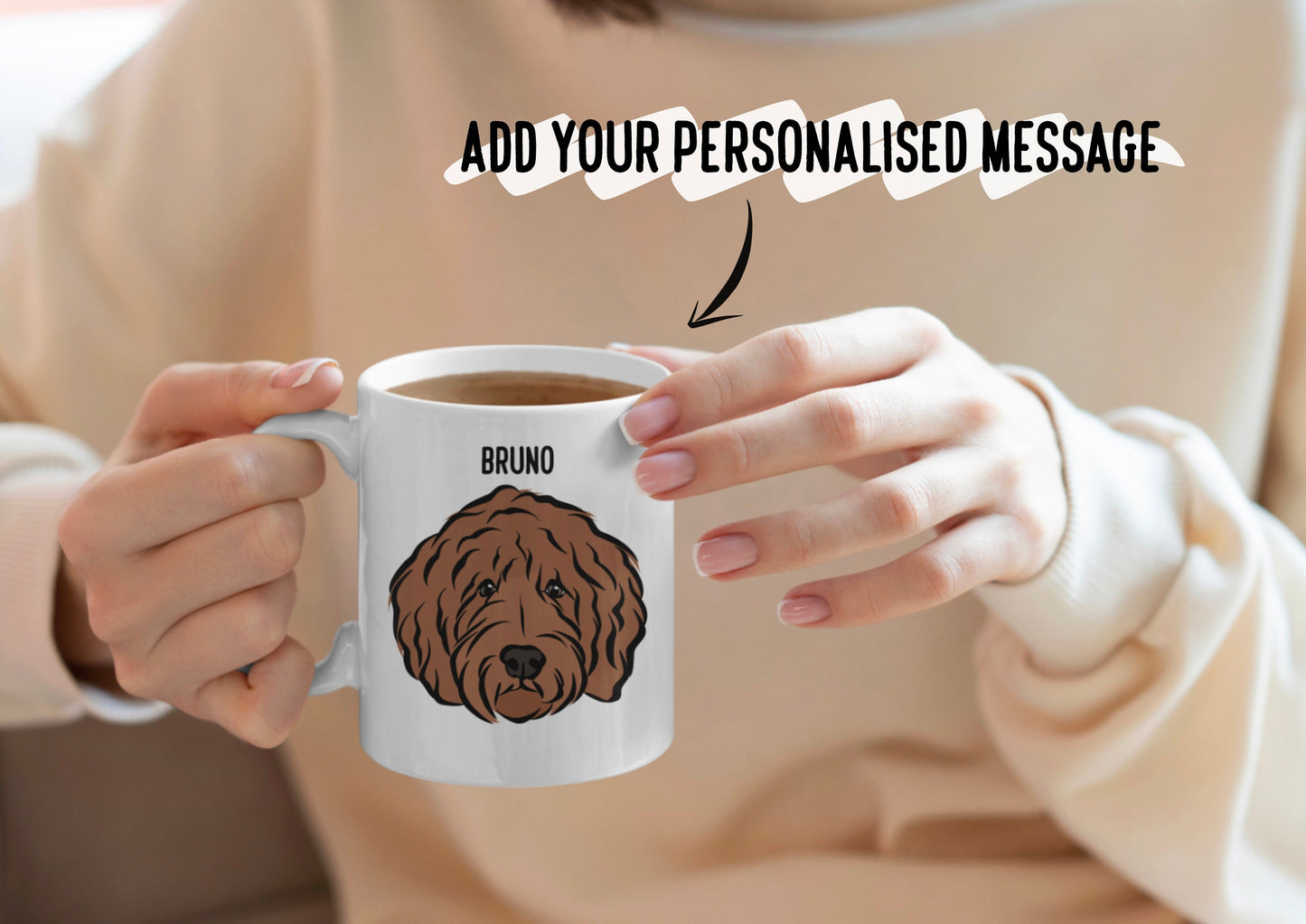 Goldendoodle Print Mug