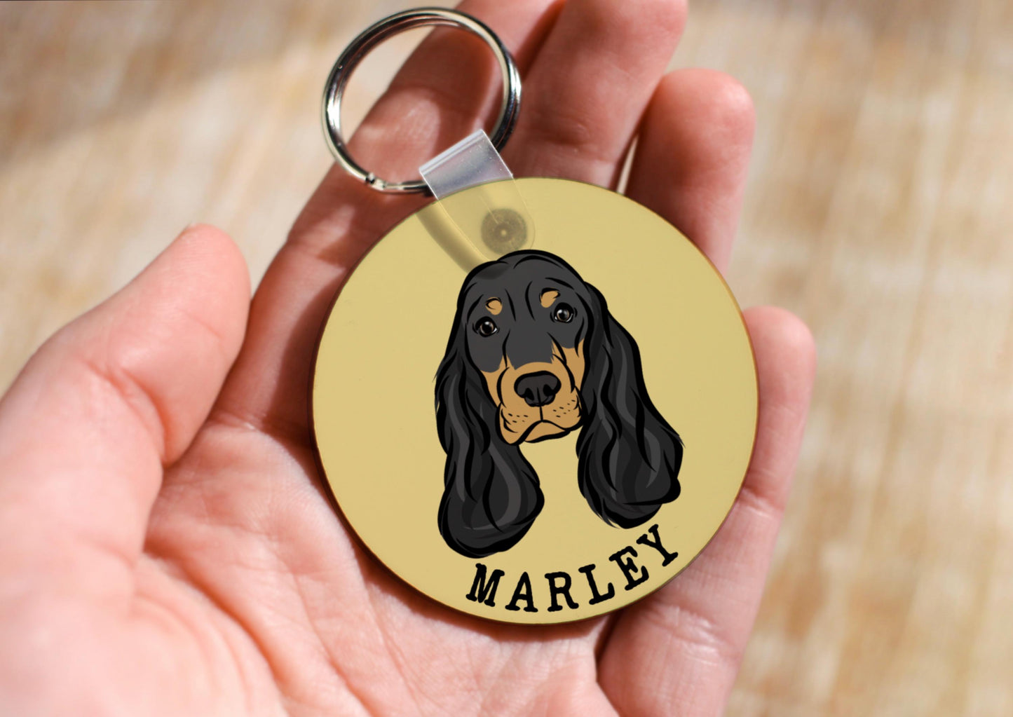 Show Cocker Spaniel Keychain