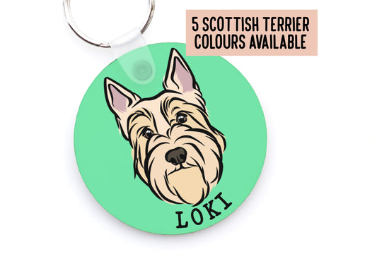 Scottish Terrier Keyring