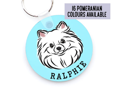 Pomeranian Keyring