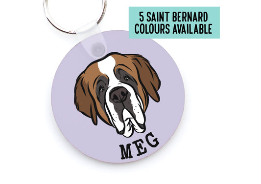 Saint Bernard Keyring