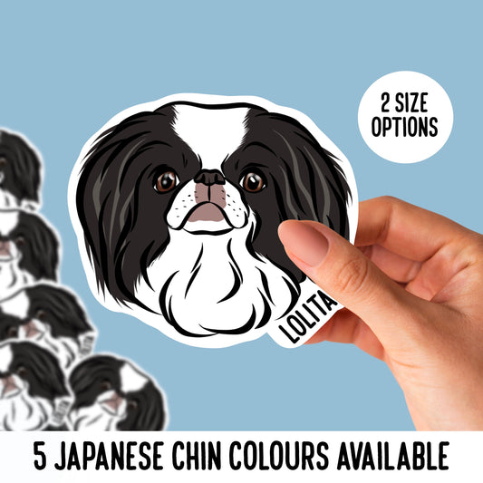 Japanese Chin Dog Stickers