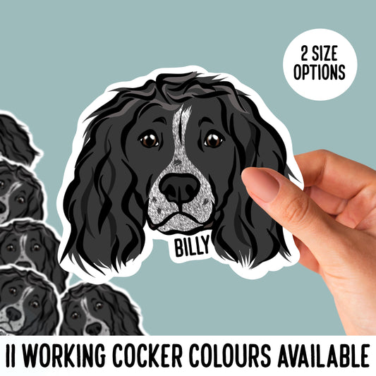 Working Cocker Spaniel Stickers