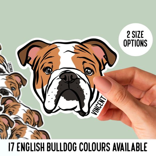 English Bulldog Stickers