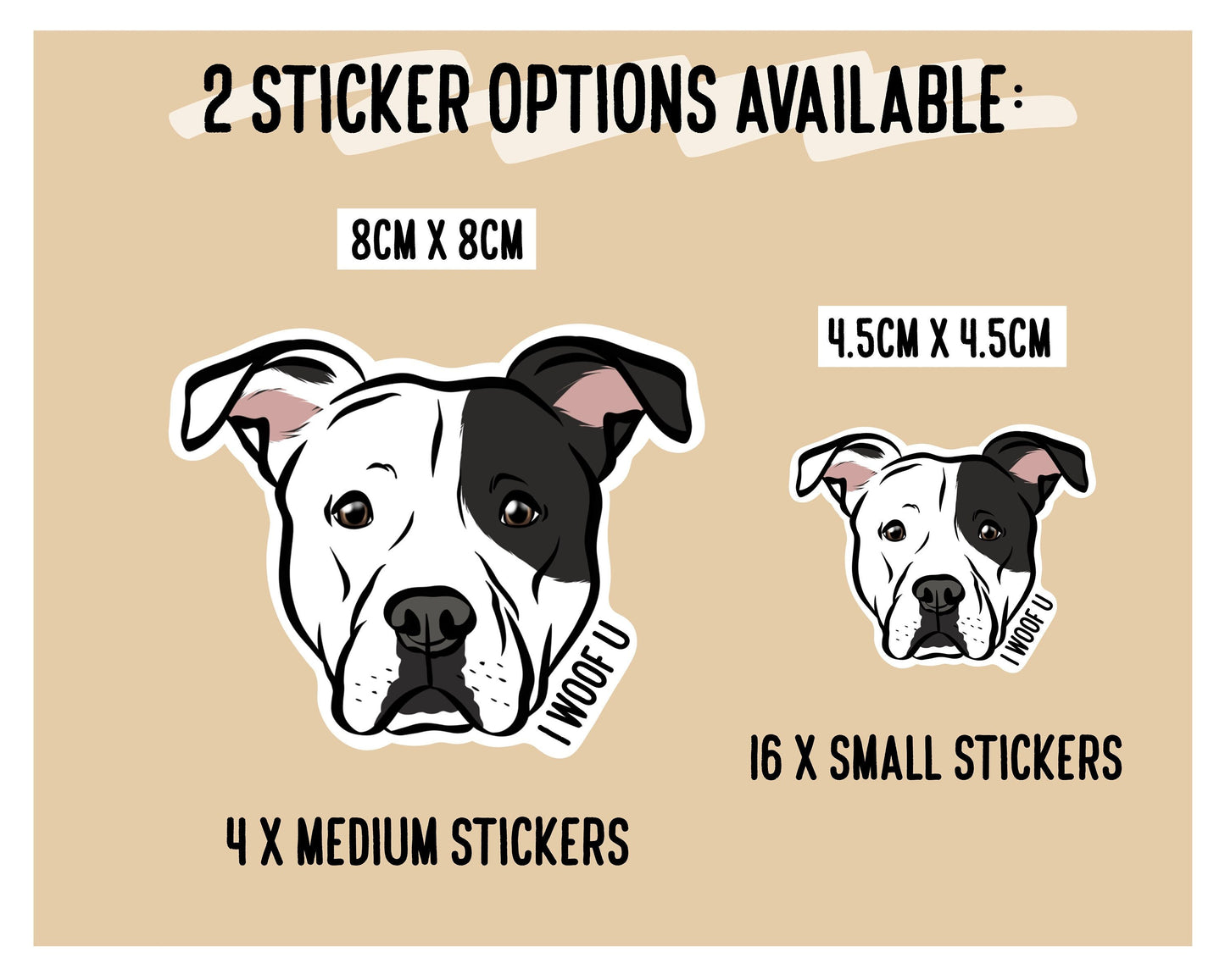 Staffordshire Bull Terrier Stickers