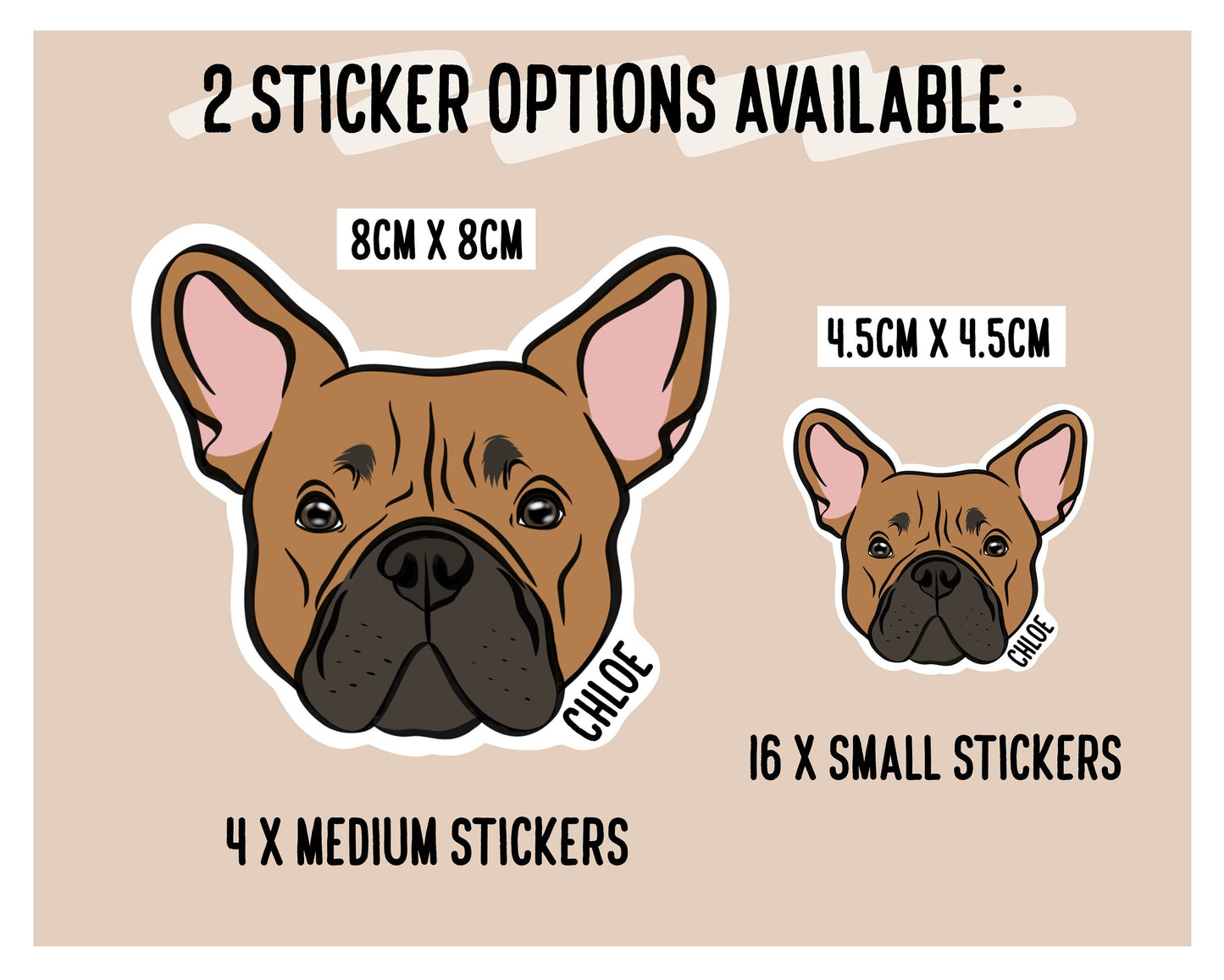 French Bulldog Stickers