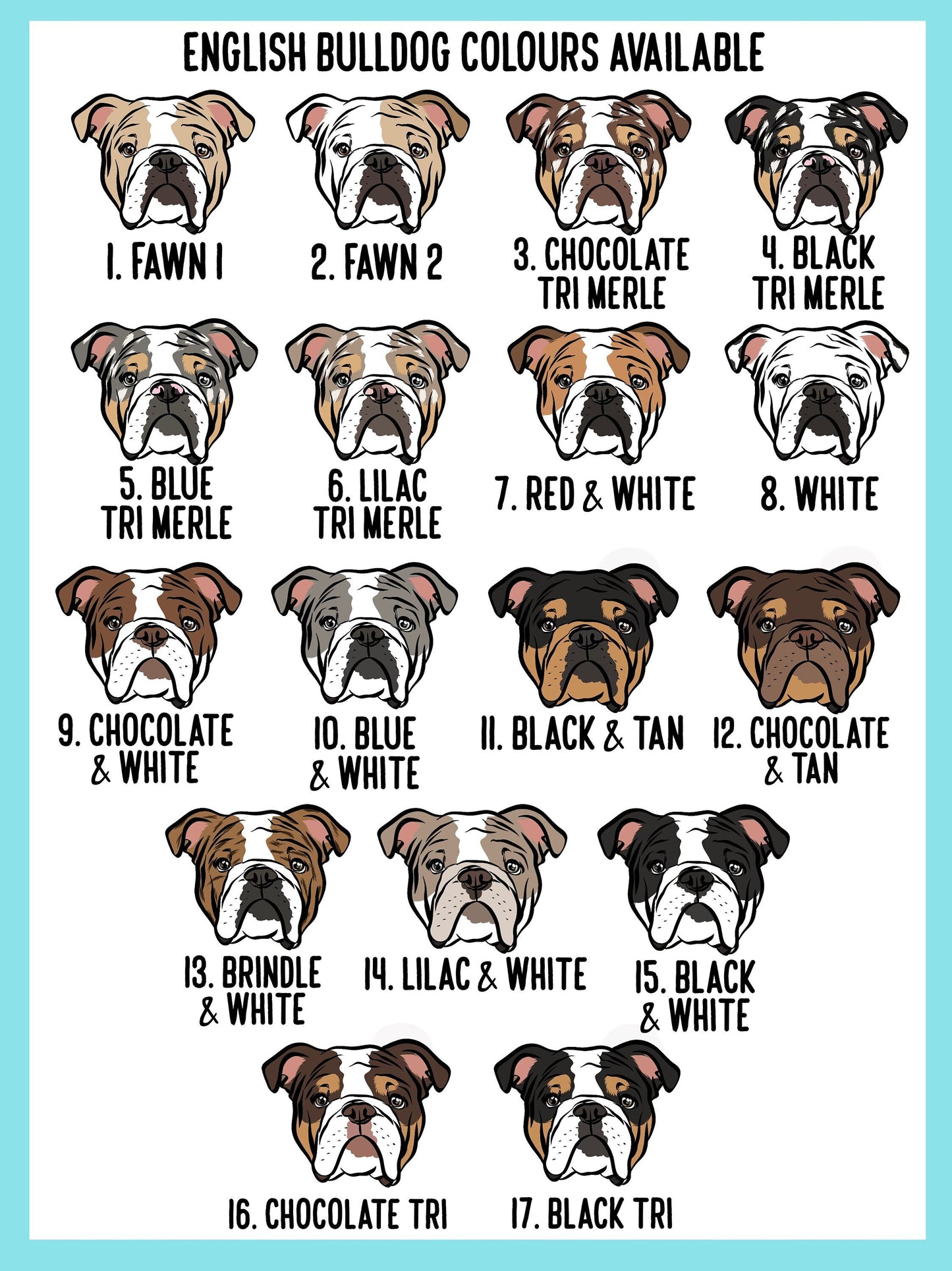 English Bulldog Stickers