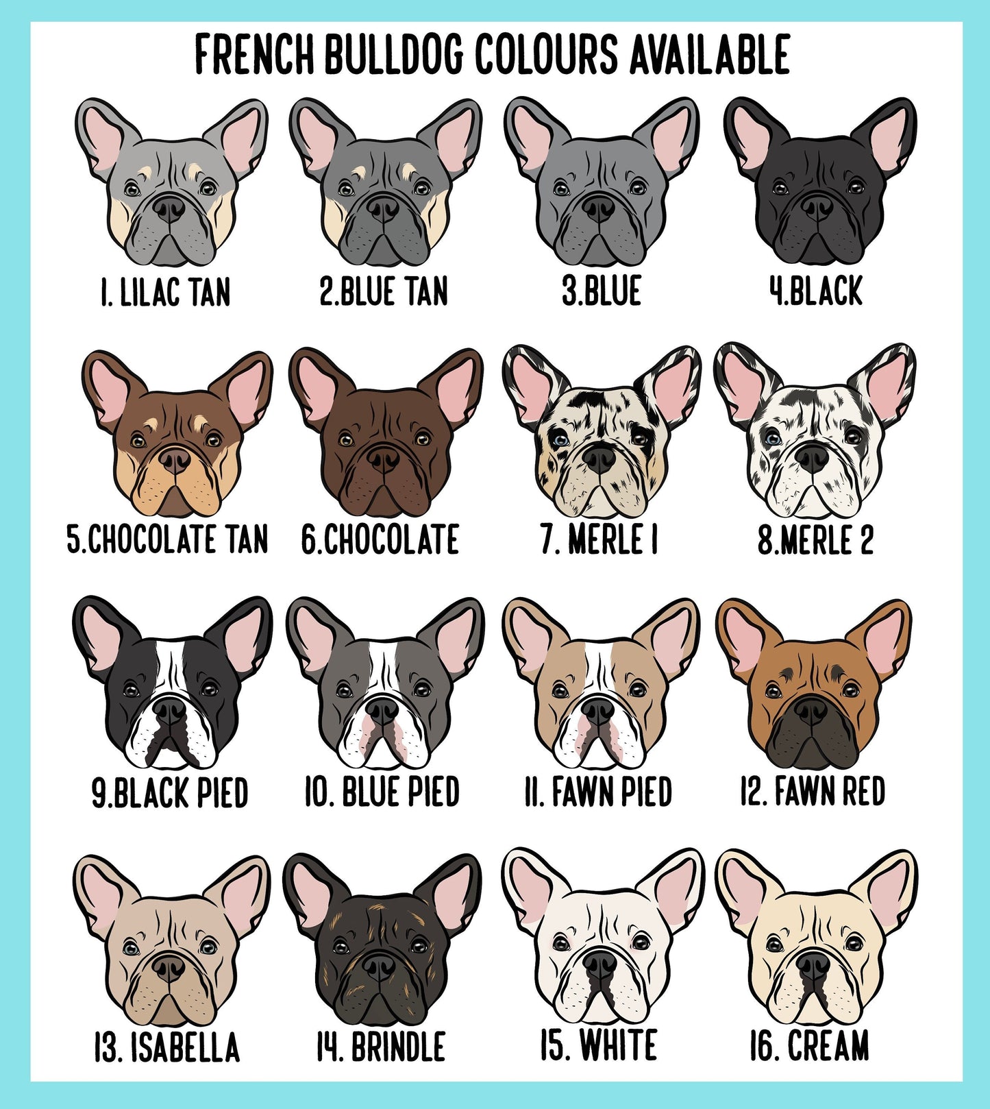 French Bulldog Stickers