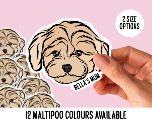 Maltipoo Stickers