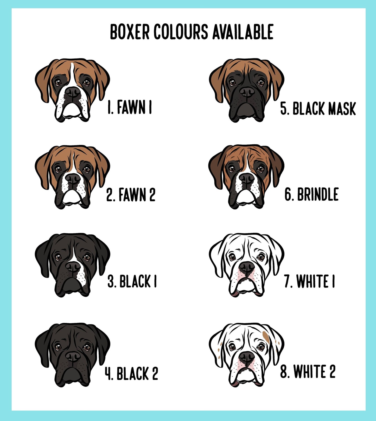 Boxer Dog Stickers