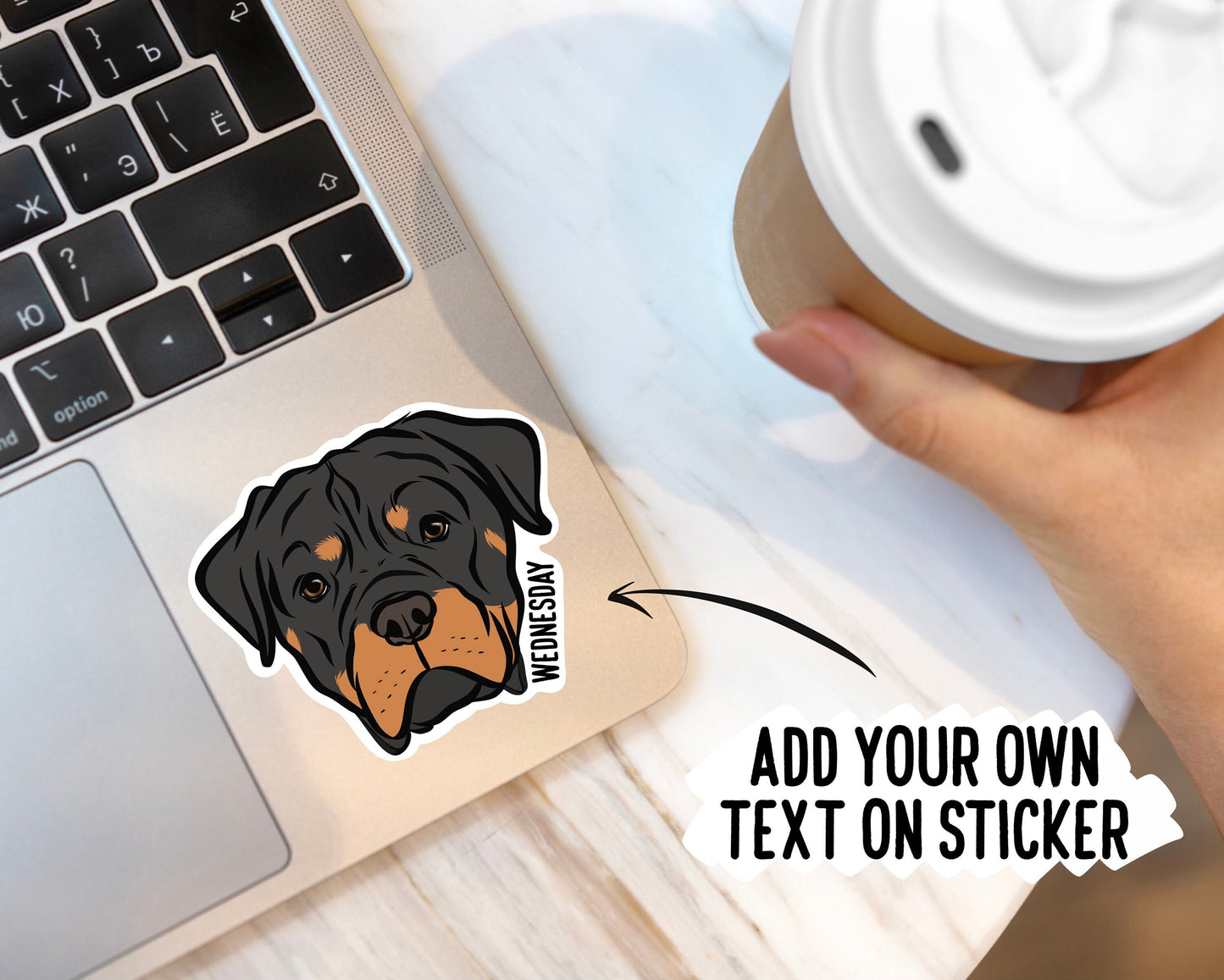 Personalised Rottweiler Stickers