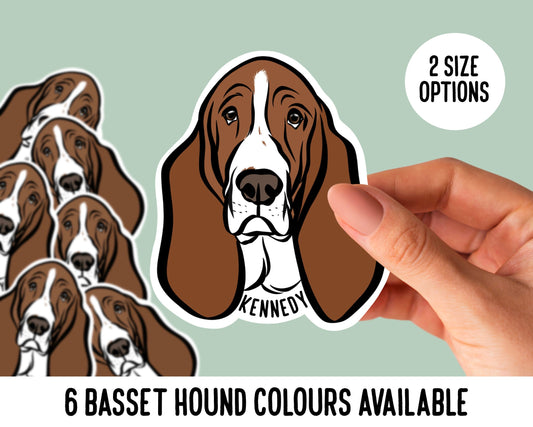 Basset Hound Stickers