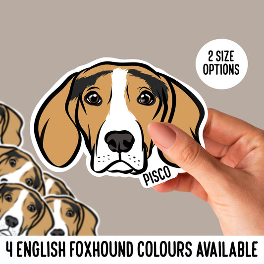 English Foxhound Stickers