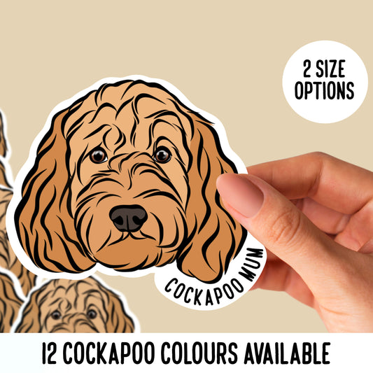 Personalised Cockapoo Stickers