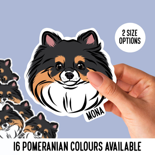 Pomeranian Dog Stickers