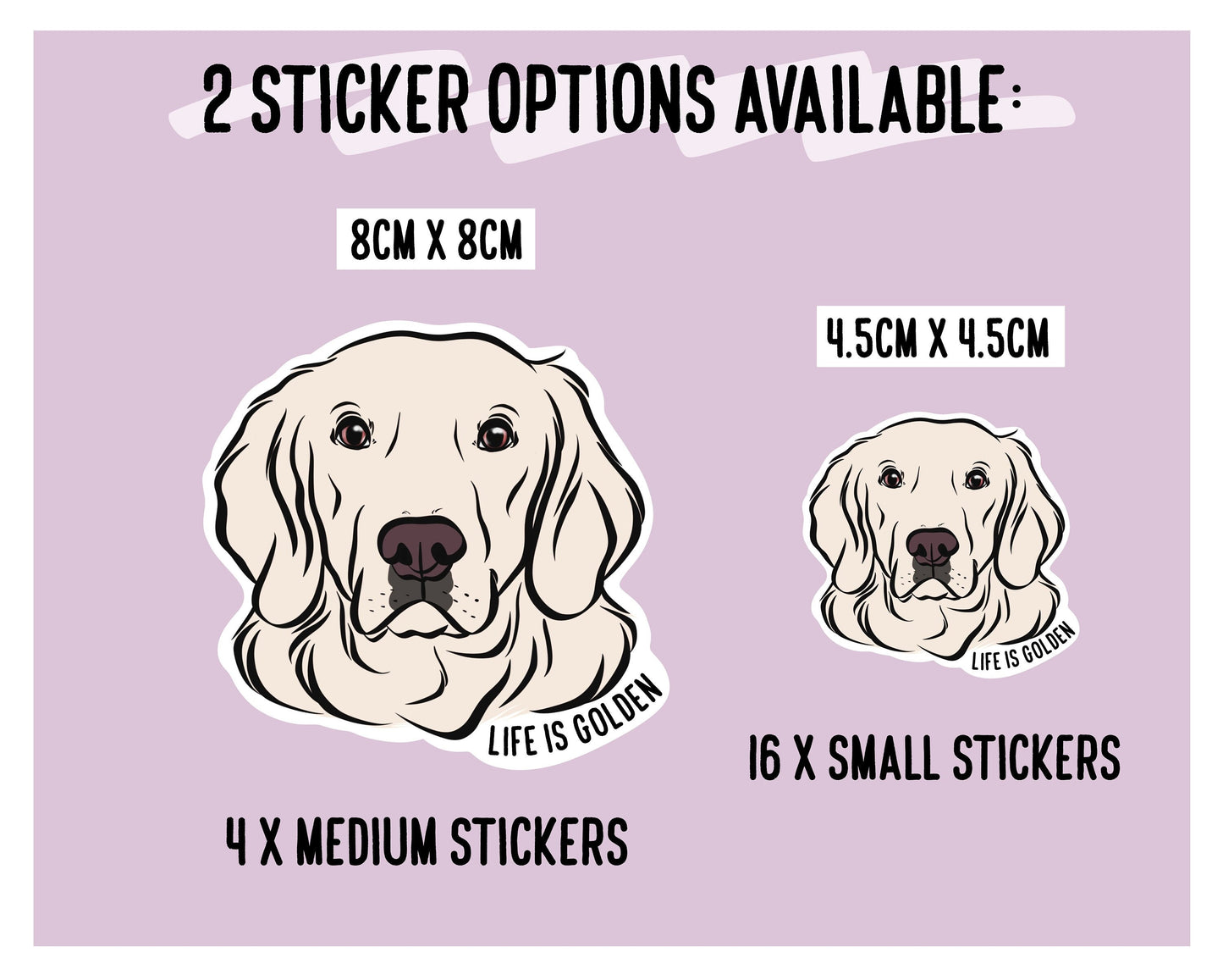 Golden Retriever Stickers