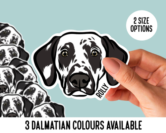 Dalmatian Face Stickers