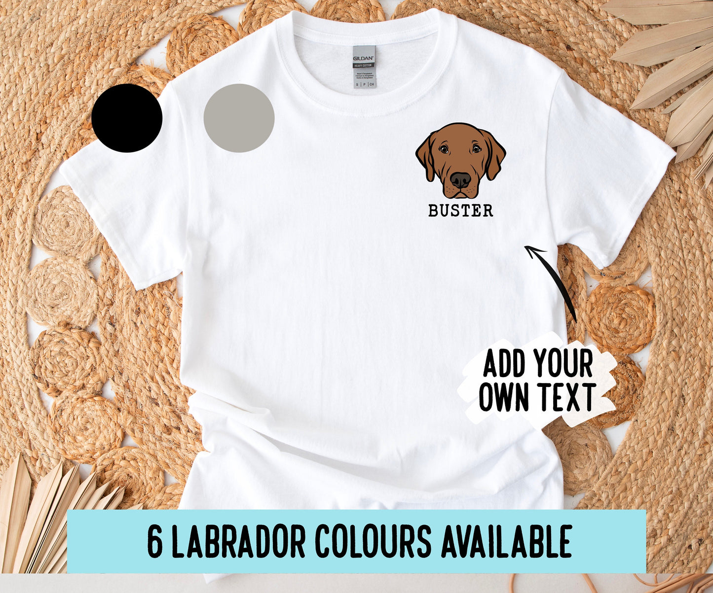 Labrador T-Shirt with Custom Text