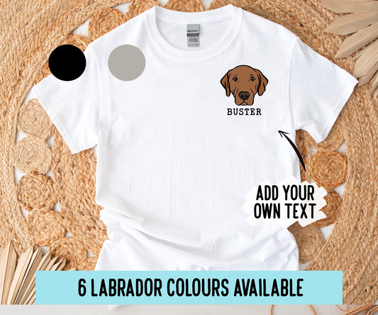 Labrador T-Shirt with Custom Text