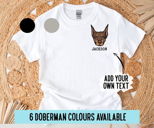 Personalised Doberman T-Shirt