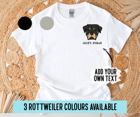 Rottweiler Dog Print T-Shirt