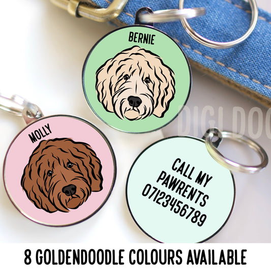 Goldendoodle ID Tag