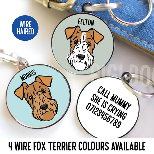 Wire Fox Terrier ID Tag