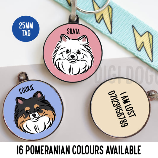 Pomeranian ID Tag