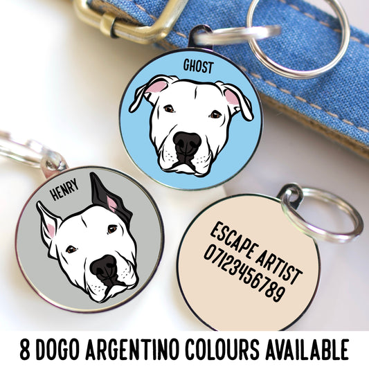 Dogo Argentino ID Tag