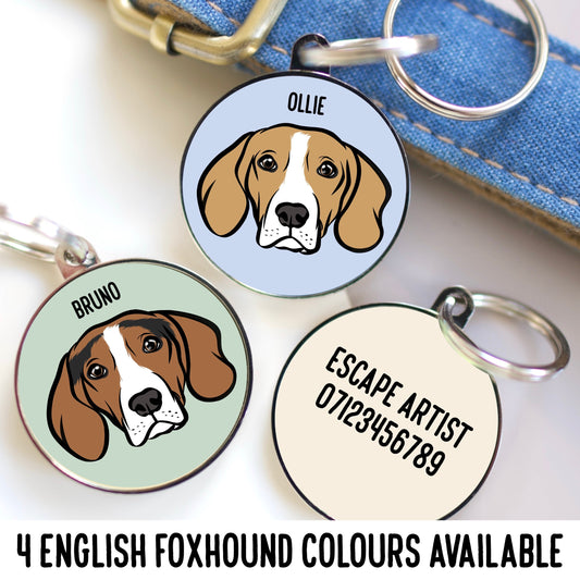 English Foxhound ID Tag