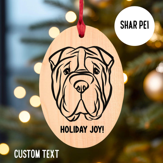 Shar Pei Christmas Tree Ornament