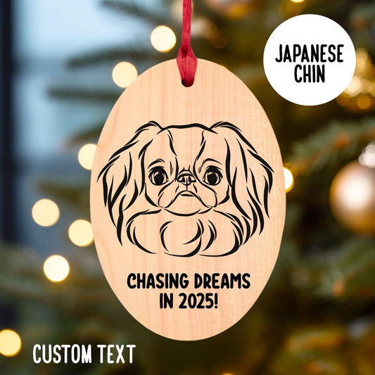 Japanese Chin Christmas Tree Ornament