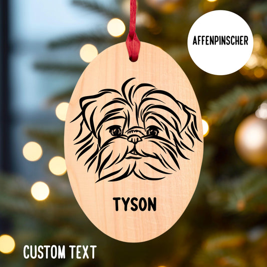 Affenpinscher Christmas Tree Ornament