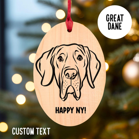 Great Dane Christmas Ornament