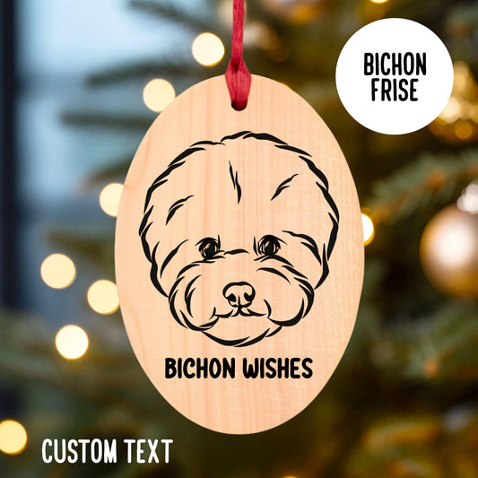 Bichon Frise Christmas Tree Ornament