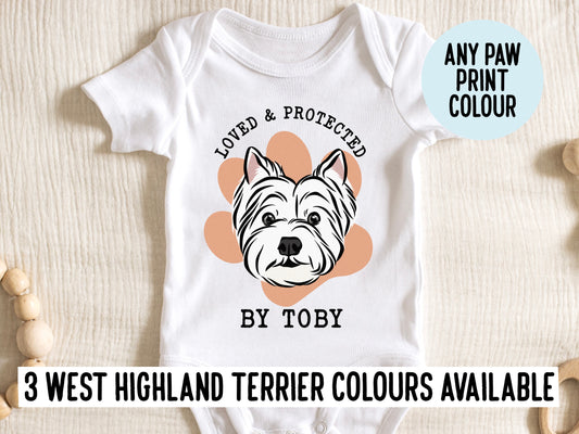 West Highland Terrier Baby Onesie