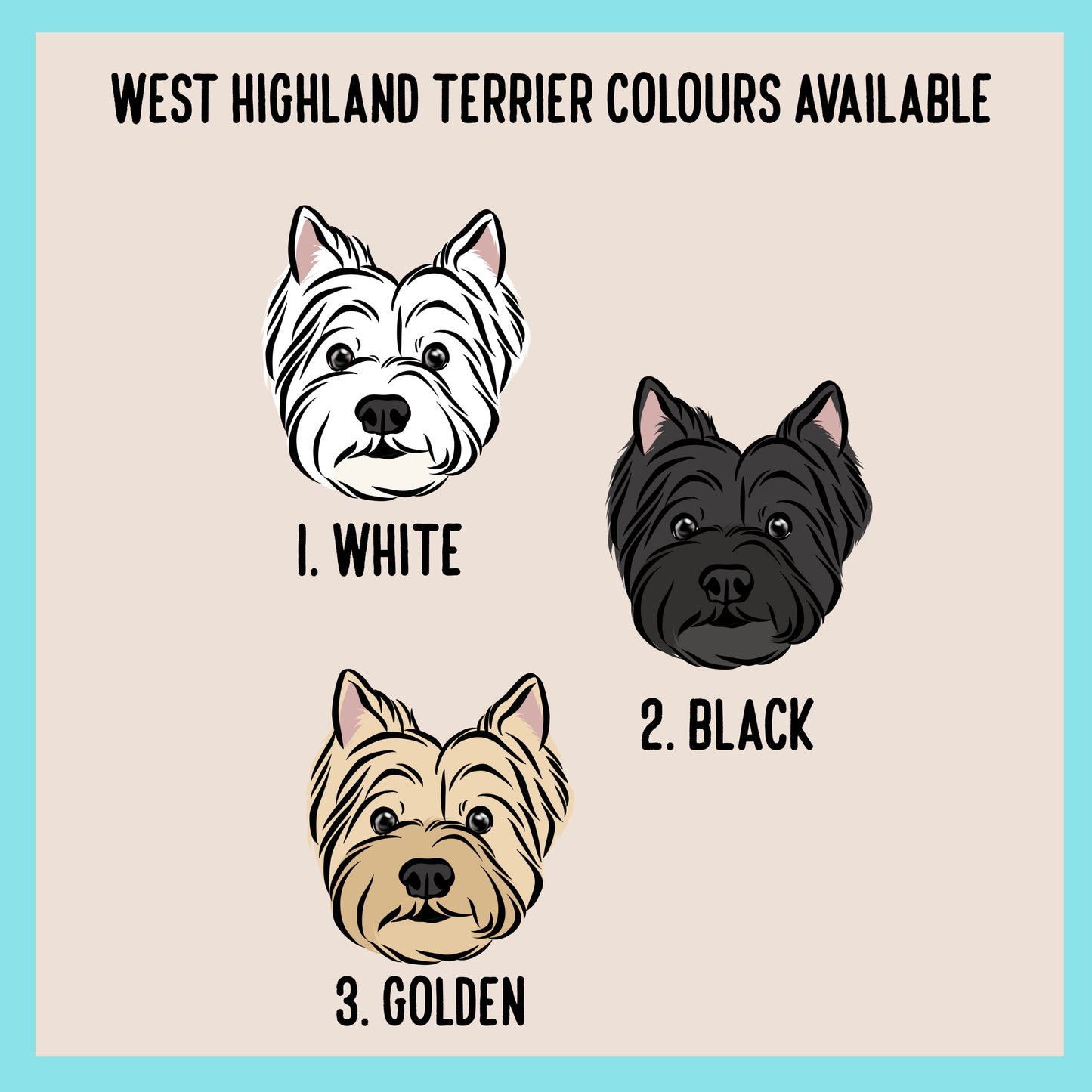 West Highland Terrier Keyring