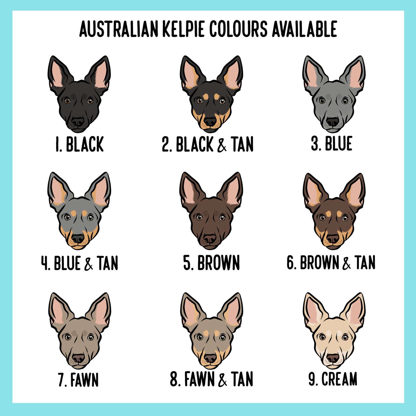 Australian Kelpie ID Tag